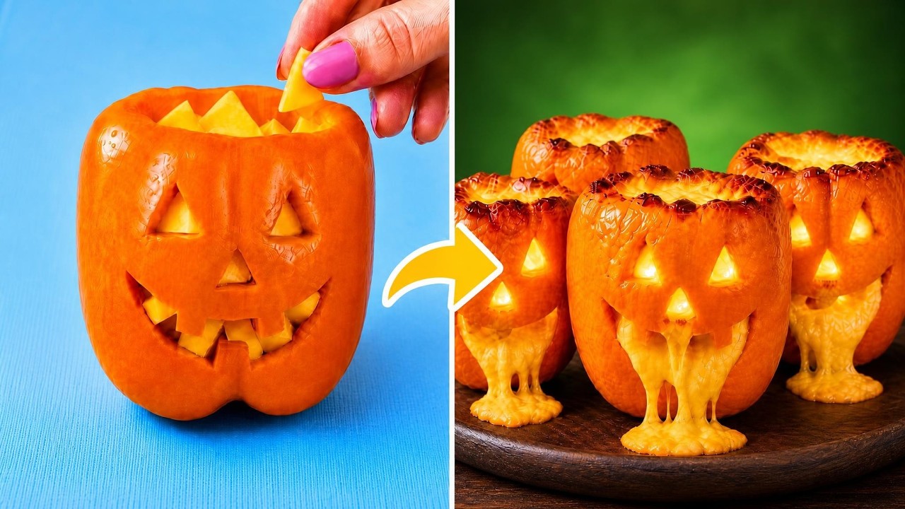 🎃LAST-MINUTE Halloween snacks and ideas to set the mood!🫑🕷️