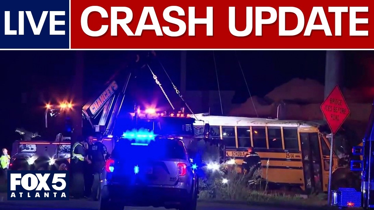 LIVE | 22 students hospitalized in school bus crash; Six Flags to add seat belts