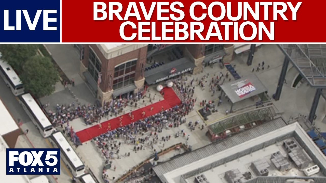 LIVE | Braves country gathers for team send off to LA