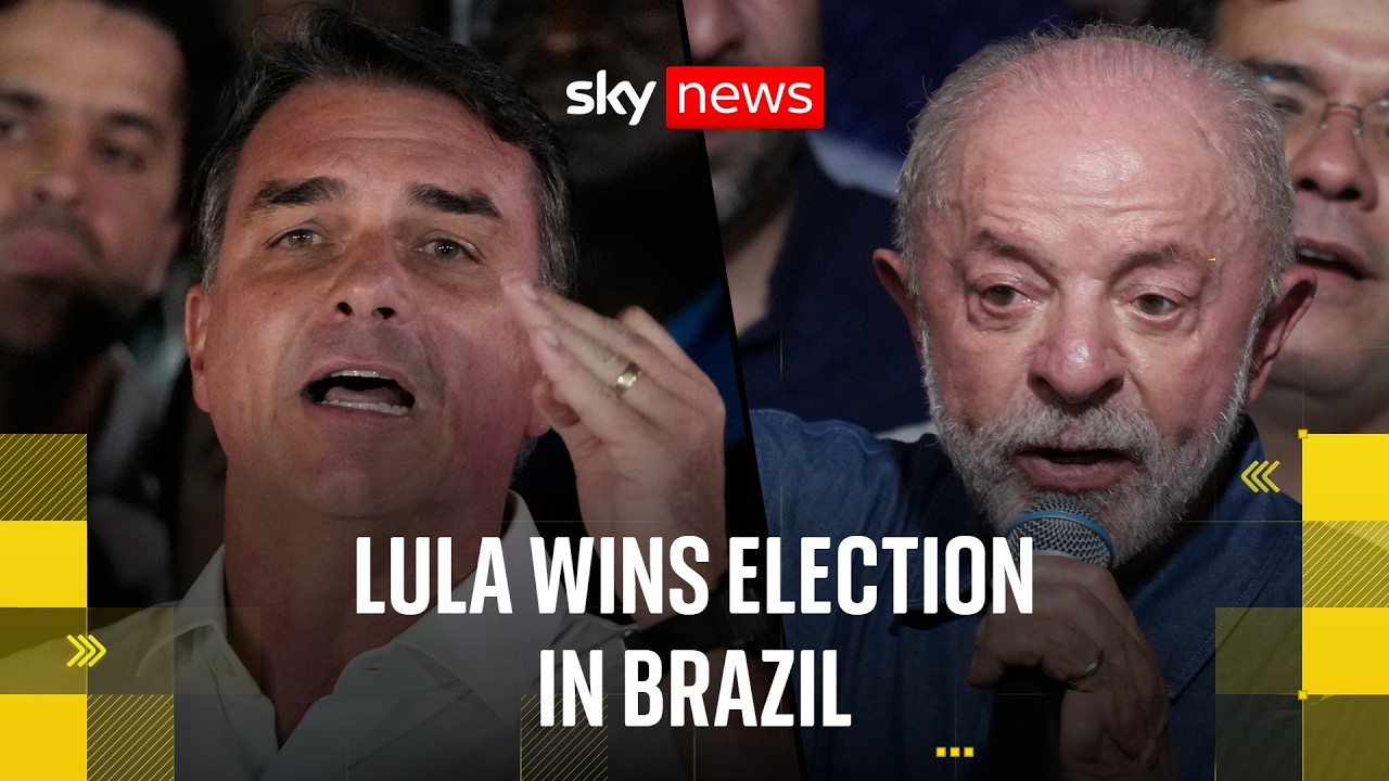 Lula re-elected president in Brazil – as Flavio Bolsonaro calls for result to be annulled