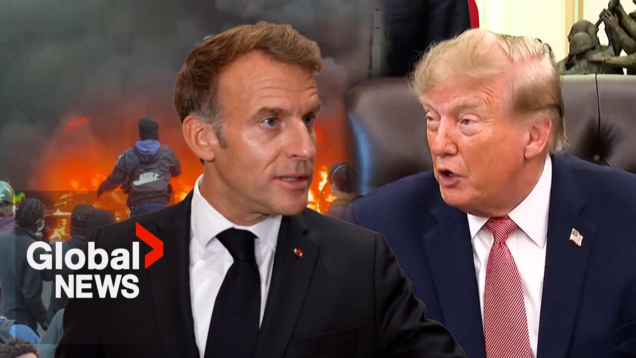 Macron condemns “unacceptable, stupid” comments from Trump, other world leaders amid France riots