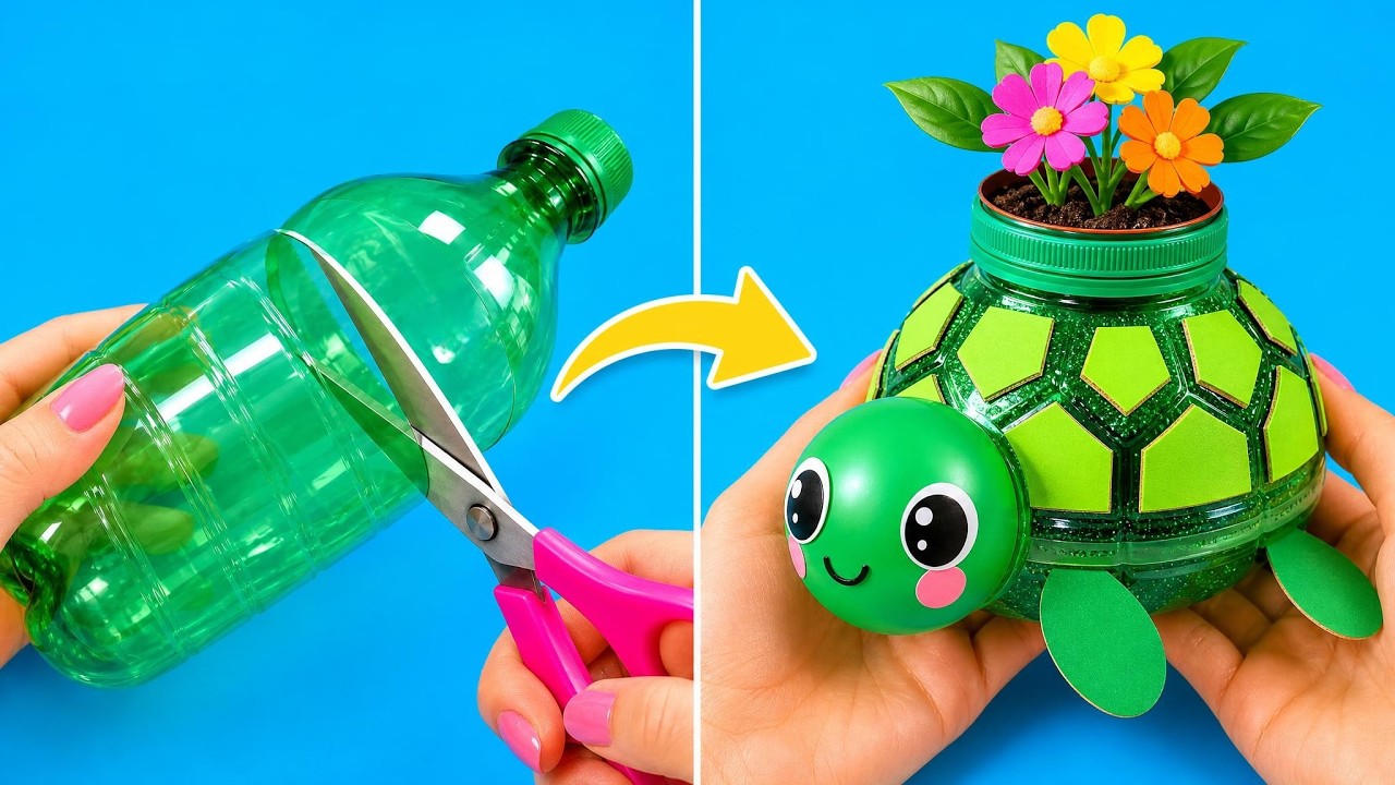 ✨ Make Old Things Cute Again! ♻️ DIY Reuse Ideas for Home & More