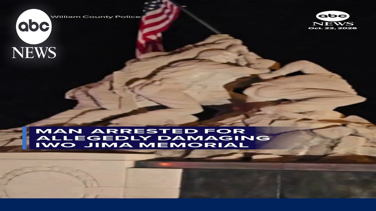 Man arrested for allegedly damaging Iwo Jima memorial