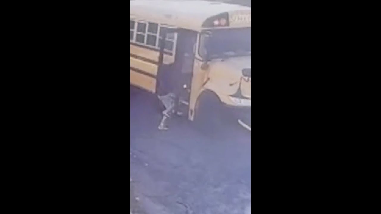 Man jumps into school bus after driver has medical issue