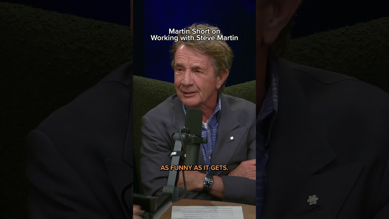 Martin Short on working with Steve Martin. #podcast #comedy