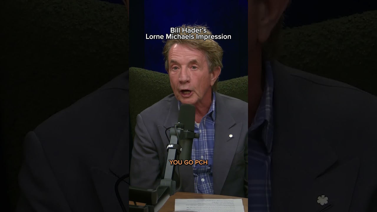 Martin Short’s impression of Bill Hader’s Lorne Michaels impression. #podcast #comedy
