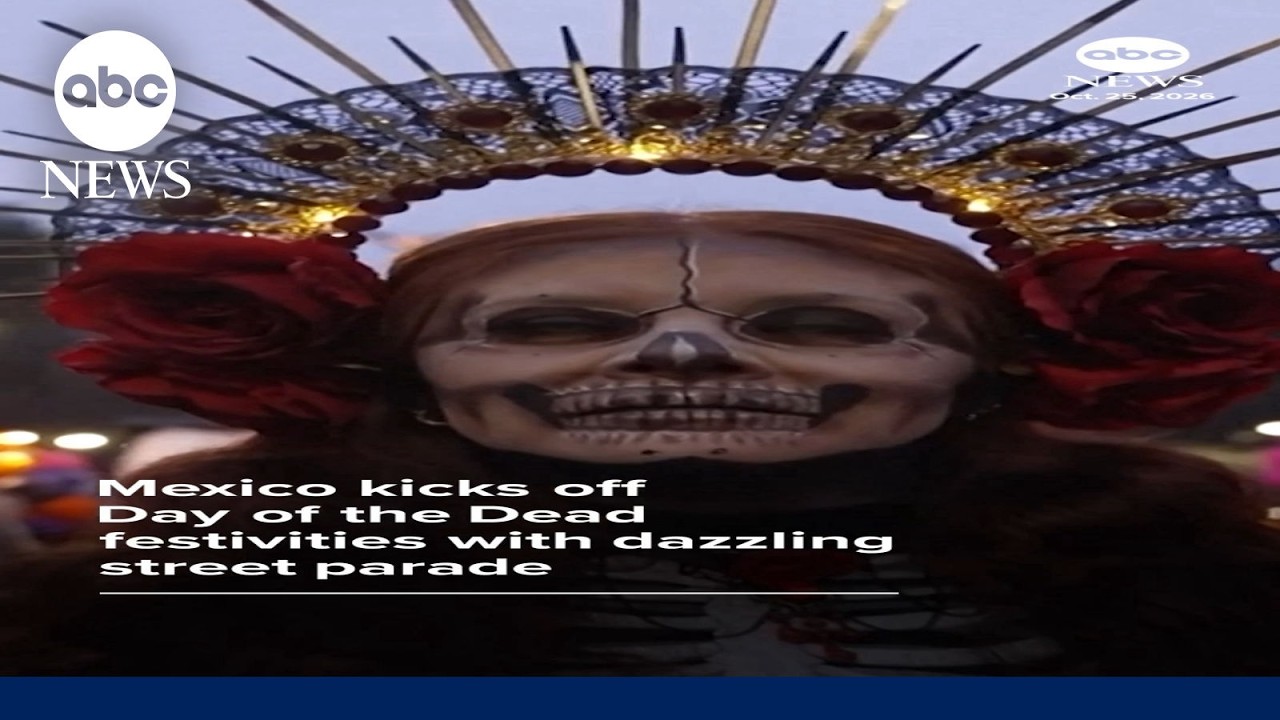 Mexico kicks off Day of the Dead festivities with dazzling street parade