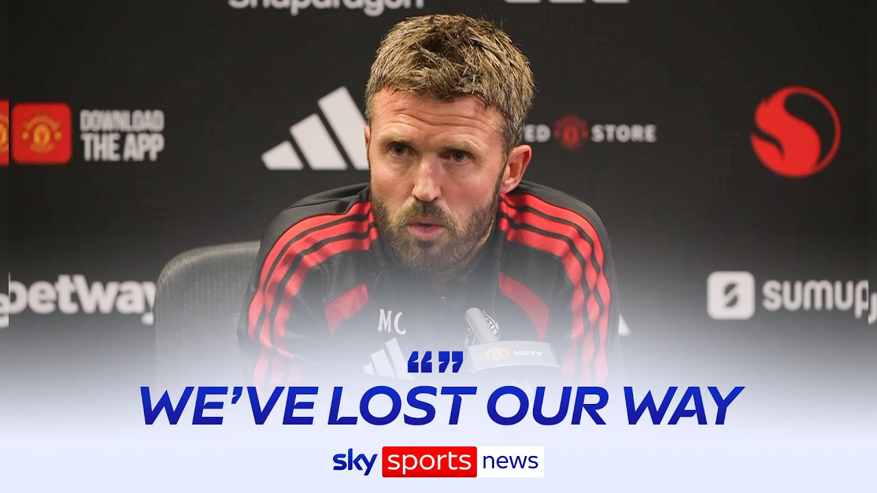 Michael Carrick addresses Man Utd’s struggles in passionate opening statement