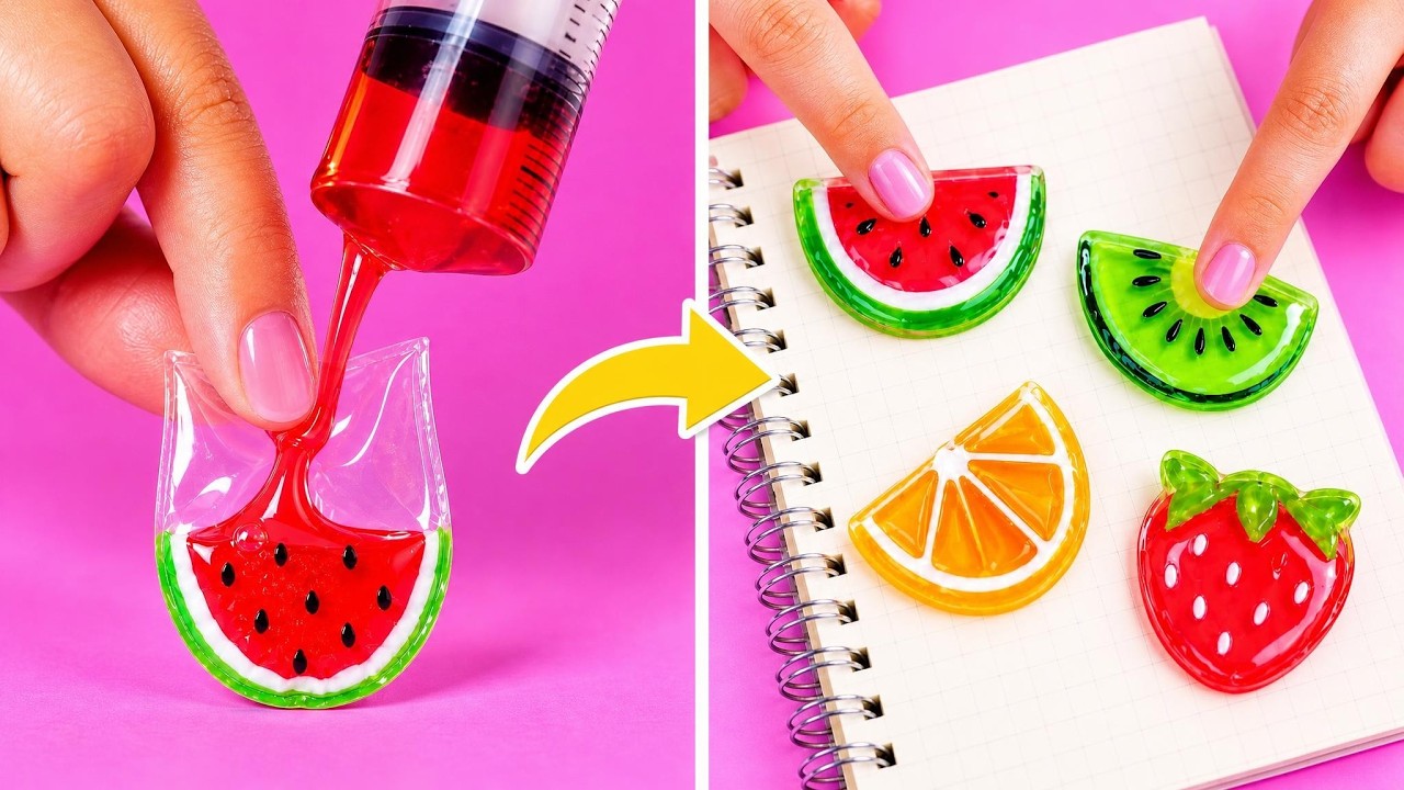 🍉 MINI FIDGETS You Can Make at Home ✨ DIY Crafts for Busy Hands