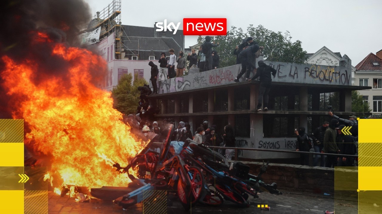 National demonstration takes place in Brussels after ‘major unrest’