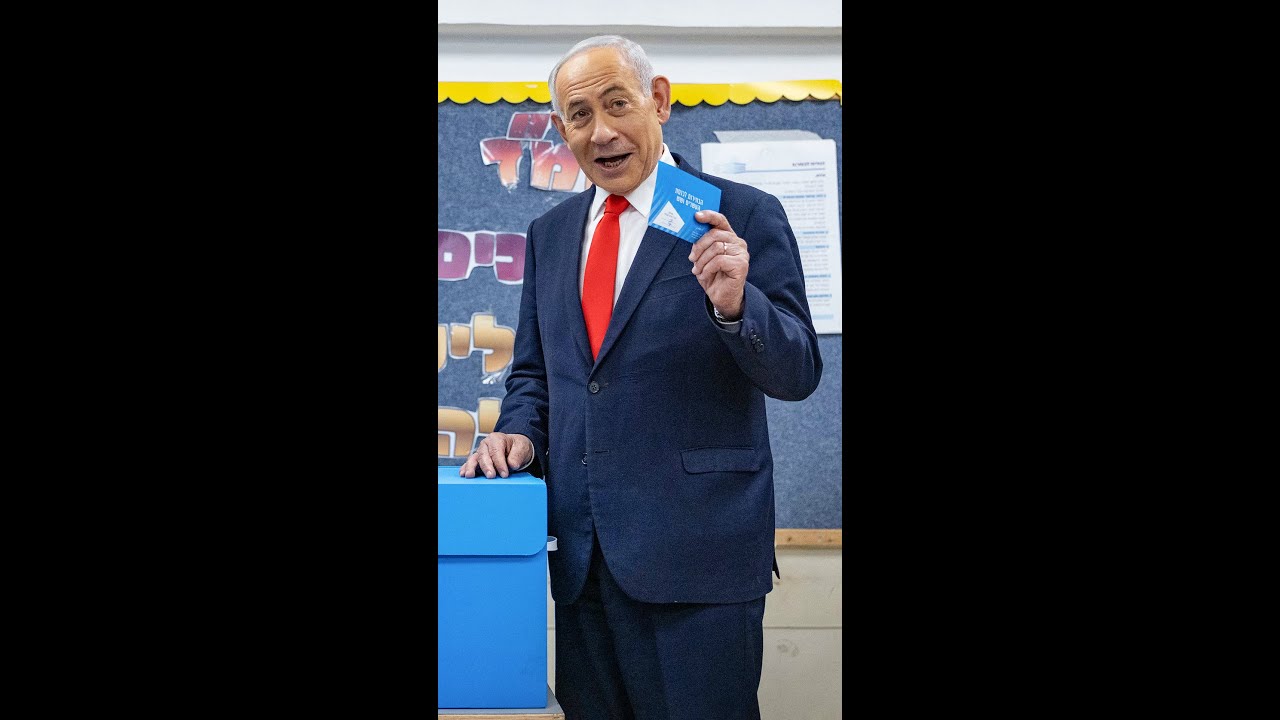 Netanyahu casts his vote in Israel’s elections
