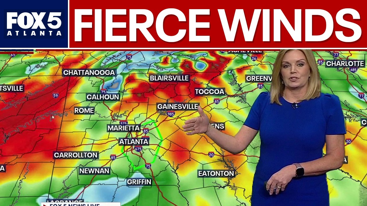 North Georgia sees major power outages, high winds | FOX 5 News