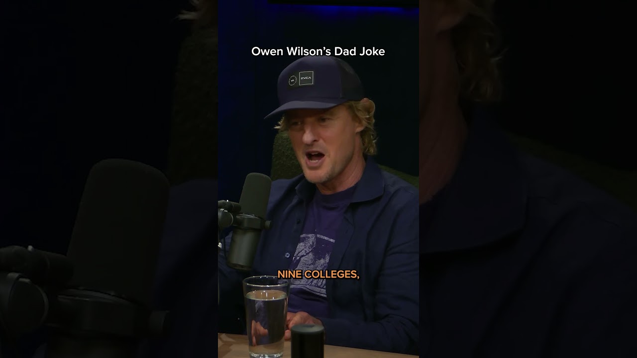 Owen Wilson’s dad joke. #podcast #comedy