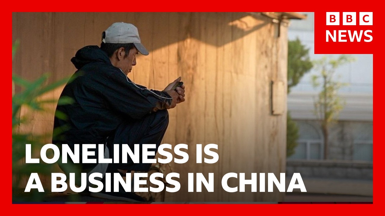 Paid companionship grows as loneliness rises in China | BBC News