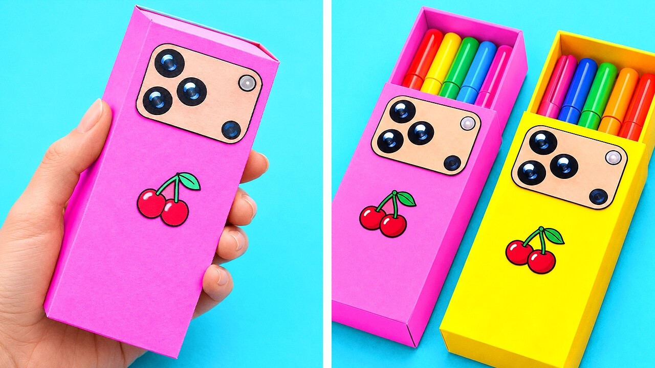 🩷 Paper Crafts & DIY School Supplies ✨ Creative Ideas & More