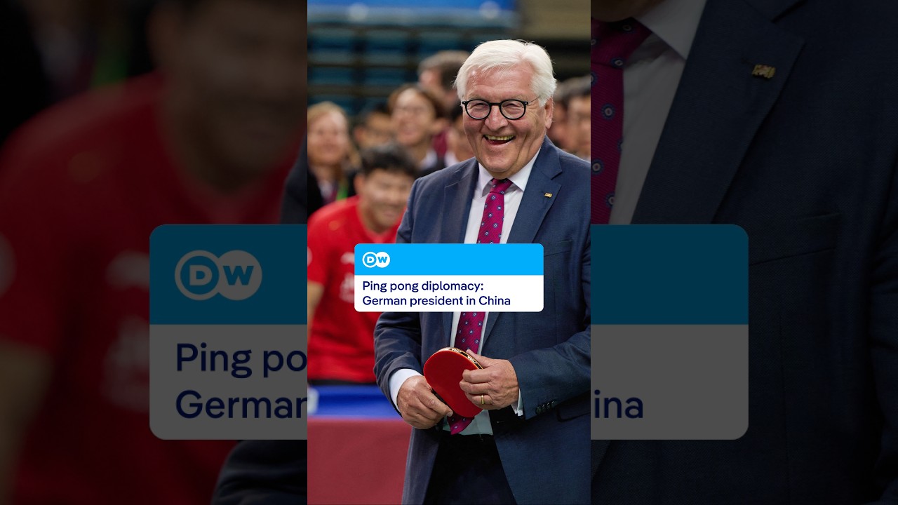 Ping-pong diplomacy: German President in China | DW News