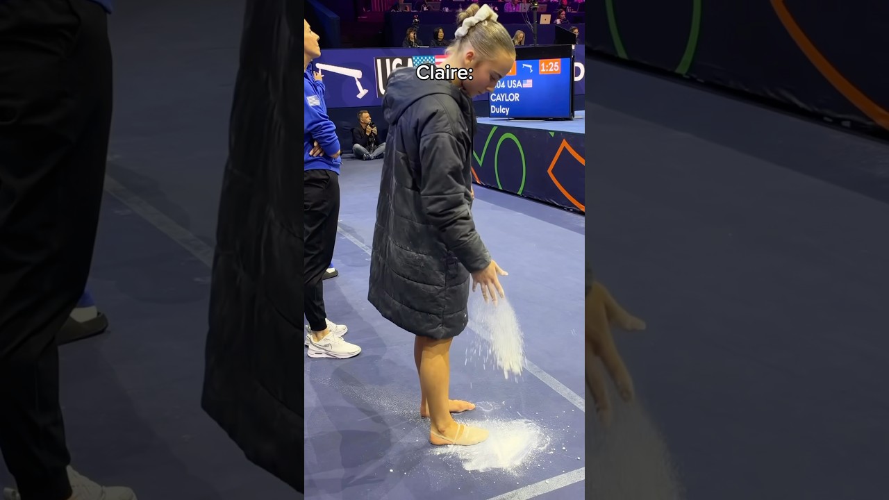 Pocket chalk 🔥#olympics #gymnastics #sports #gymnast #olympic