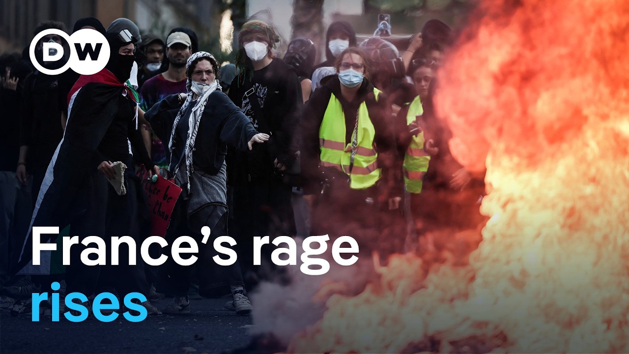 Police charge, buildings torched as all ages take to urban streets | DW News