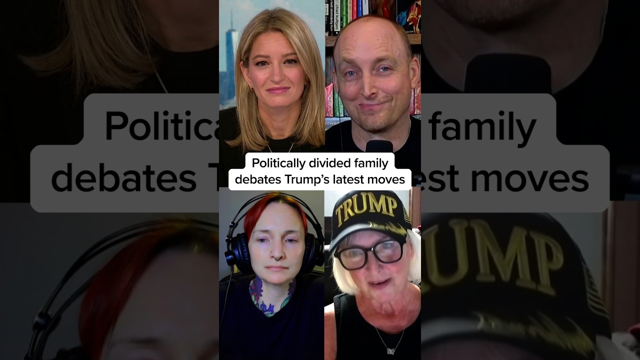 Politically divided family debates Trump’s latest moves