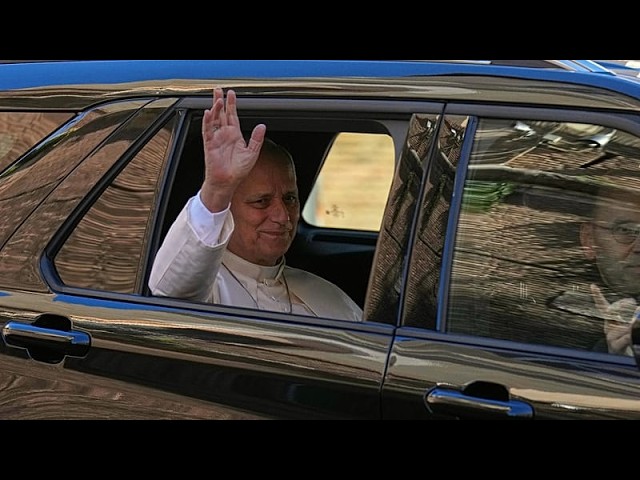 Pope Leo XIV leaves hospital following lung operation