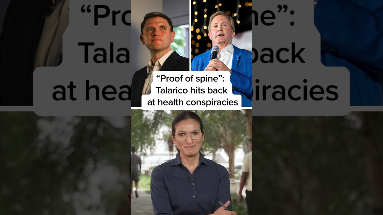 “Proof of spine”: Talarico hits back at health conspiracies