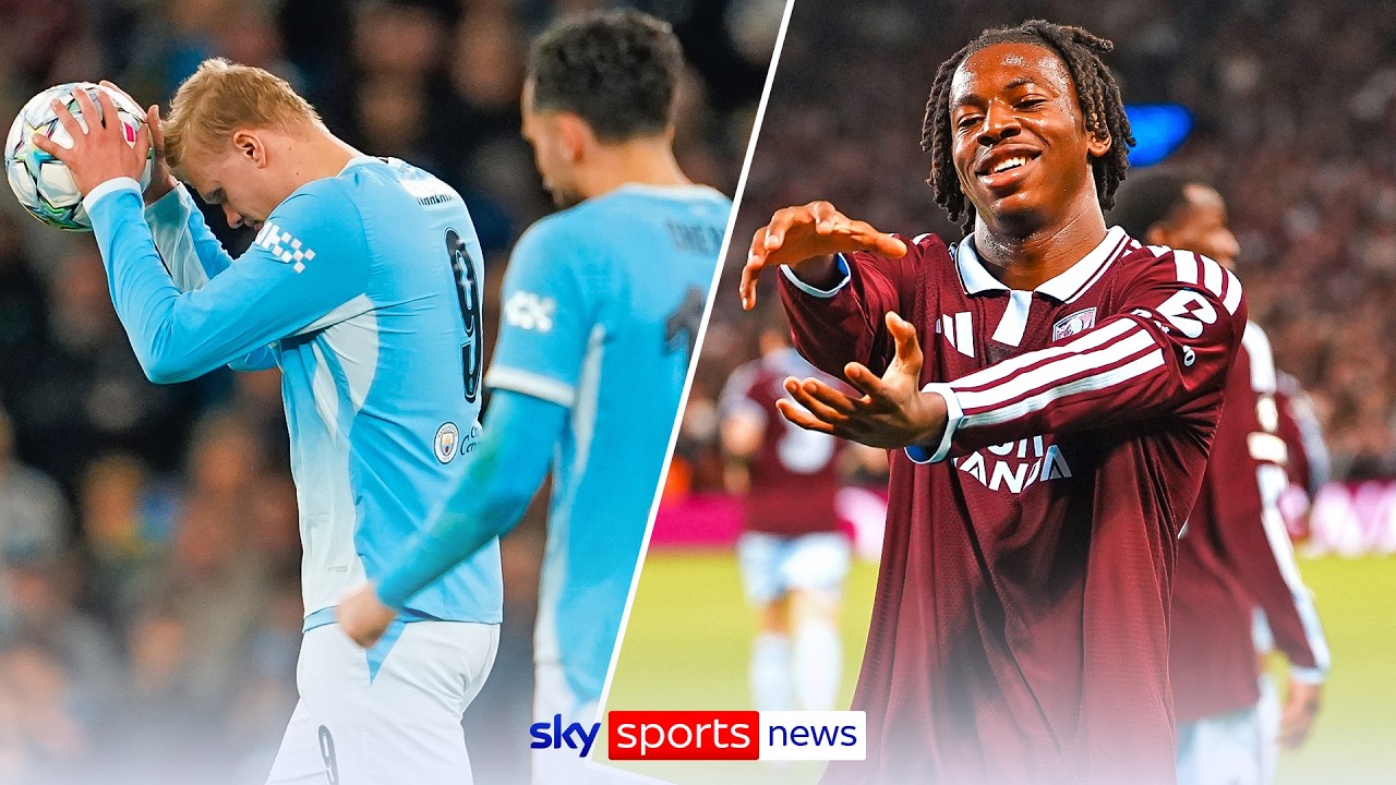 PSG beat Man City as Aston Villa put six past Fenerbahce in club-record Champions League win