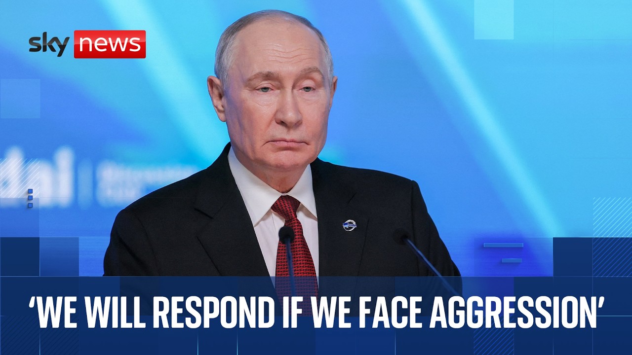 Putin says nations supplying weapons to Ukraine ‘a threat’ to Russia