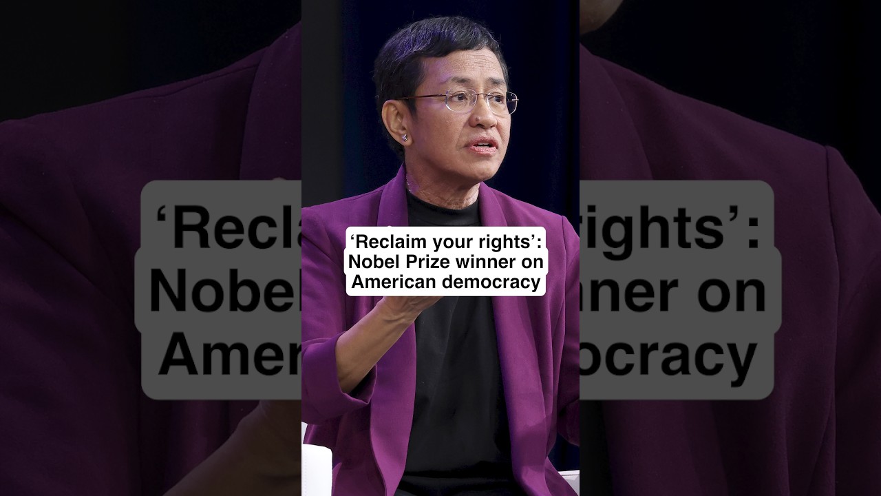 ‘Reclaim your rights’: Nobel Prize winner on American democracy