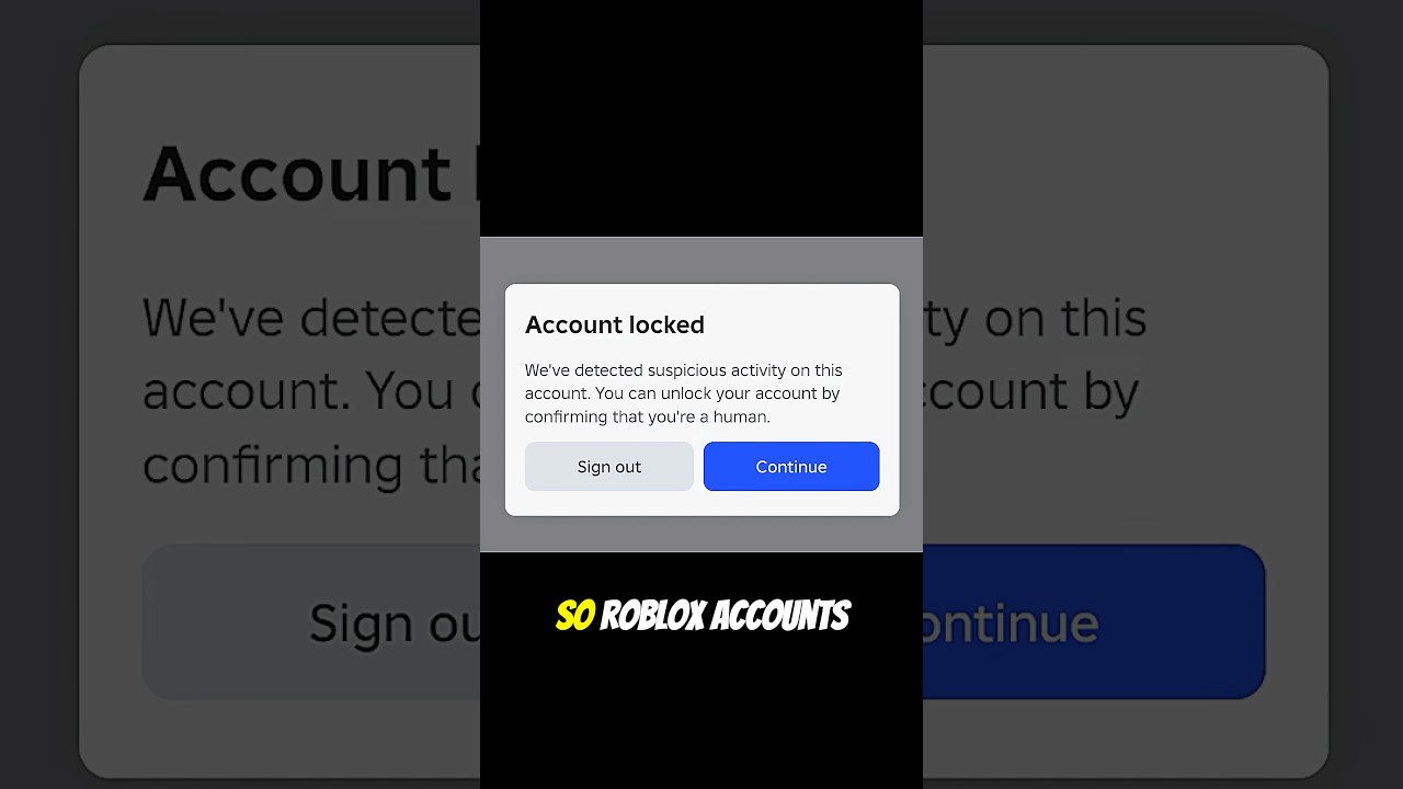 Roblox is locking accounts..
