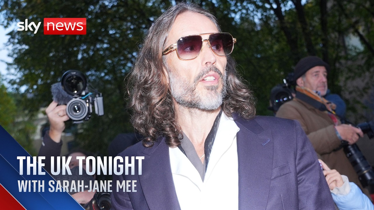 Russell Brand takes to the stand in rape trial | The UK Tonight with Sarah-Jane Mee