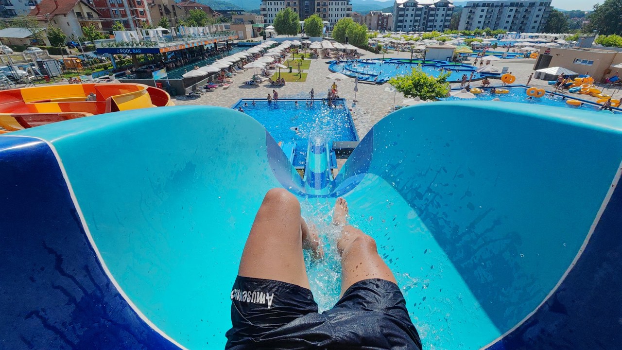 Sea Water Slide at Aqua Park Raj 🇷🇸