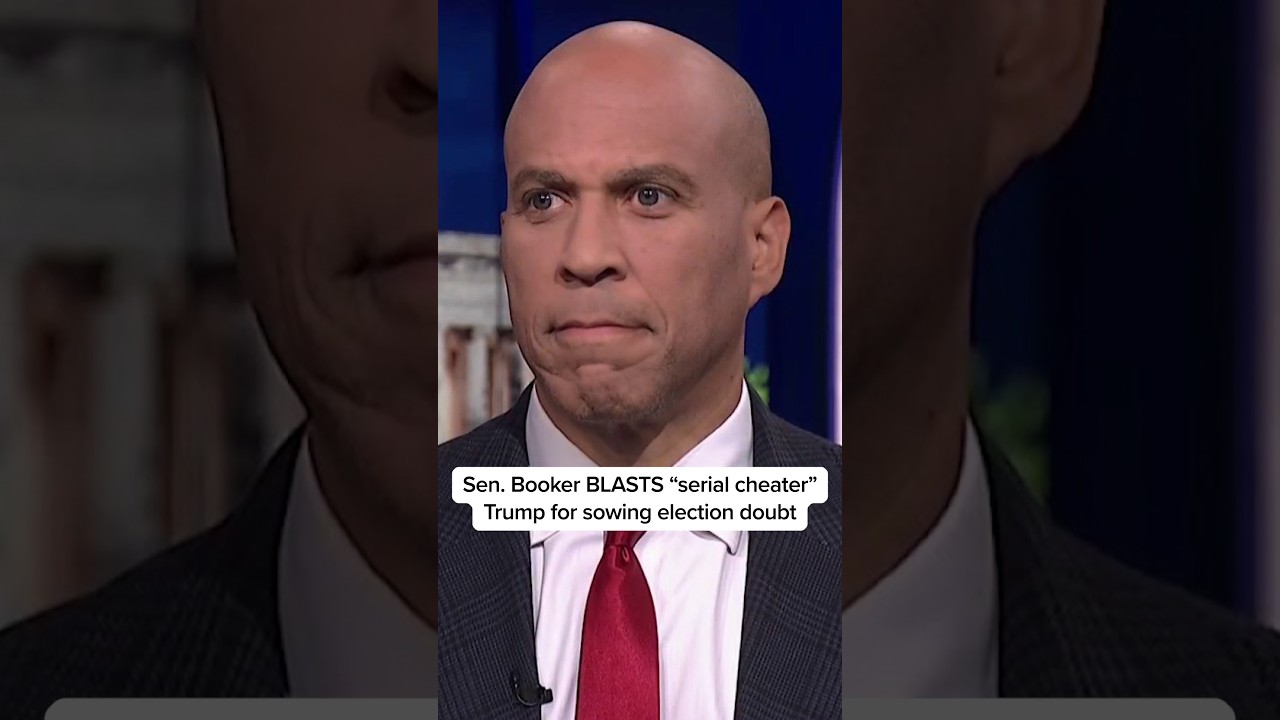 Sen. Booker BLASTS ‘serial cheater’ Trump for sowing election doubt