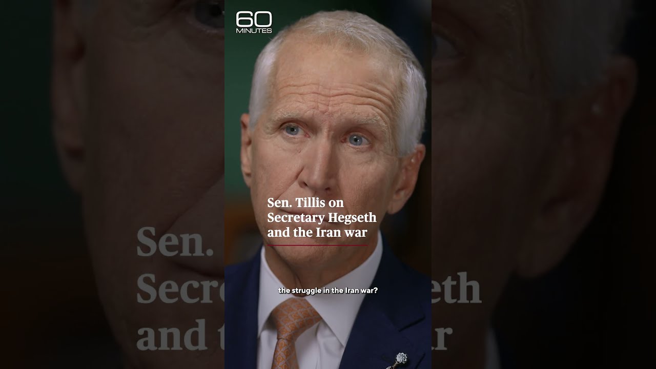 Sen. Tillis on Secretary Hegseth and the Iran war #shorts