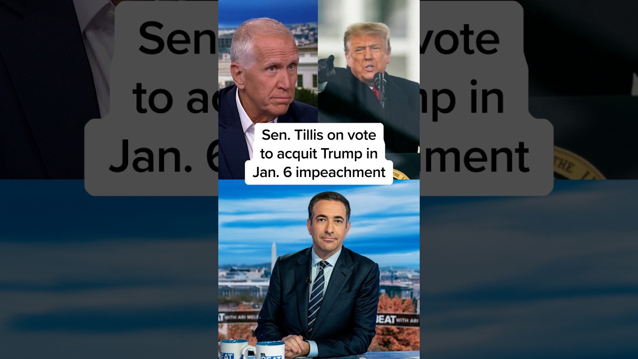Sen. Tillis on vote to acquit Trump in Jan. 6 impeachment