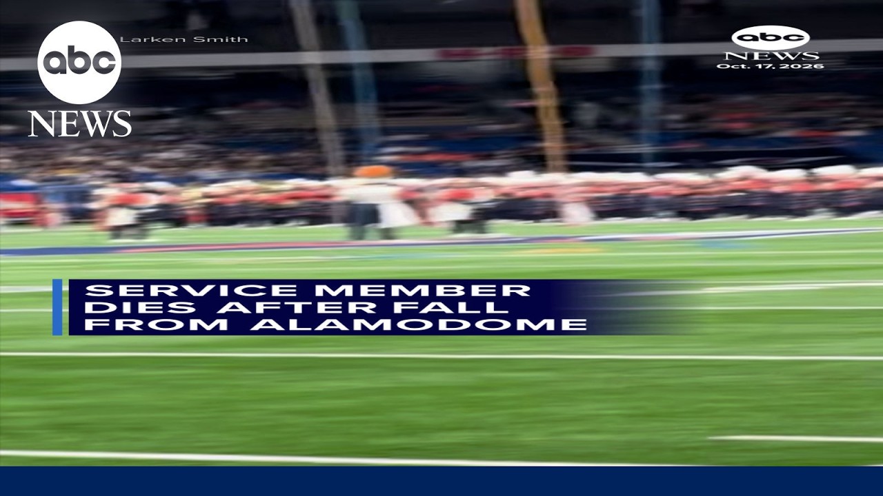 Service member dies after fall from Alamodome