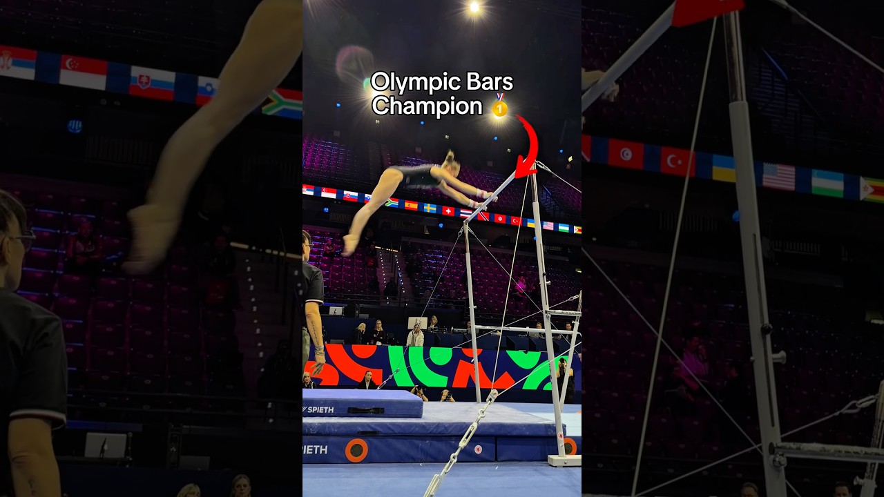 She even impressed the judges 🤯 #olympics #gymnastics #worldgymnastics #gymnast #rotterdam2026