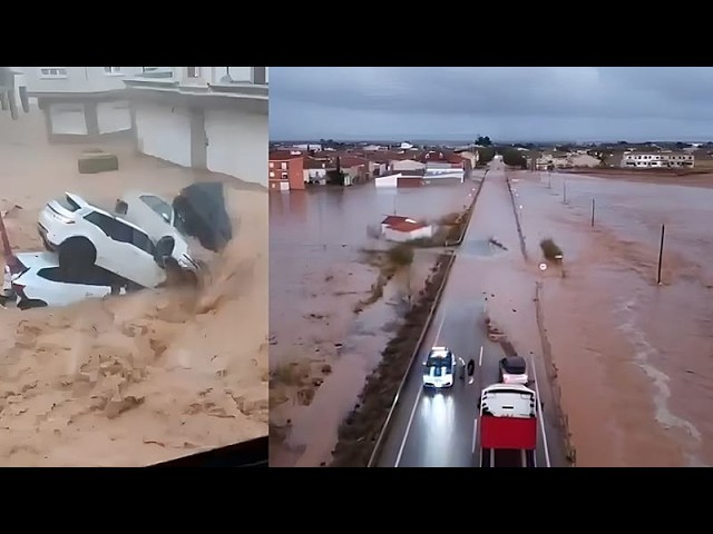 Showers and storms across Spain this weekend, floods kill 102-year-old woman
