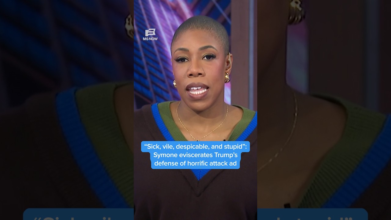 ‘Sick, vile, despicable, and stupid’: Symone eviscerates Trump’s defense of horrific attack ad