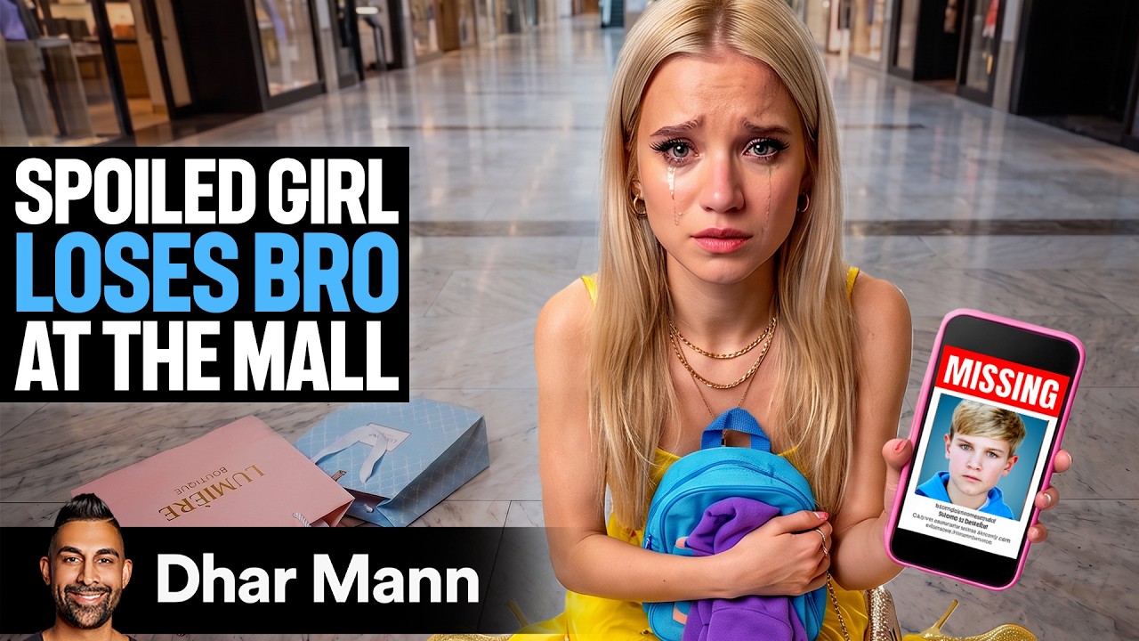 Spoiled Girl Loses Brother At The Mall | Dhar Mann Studios