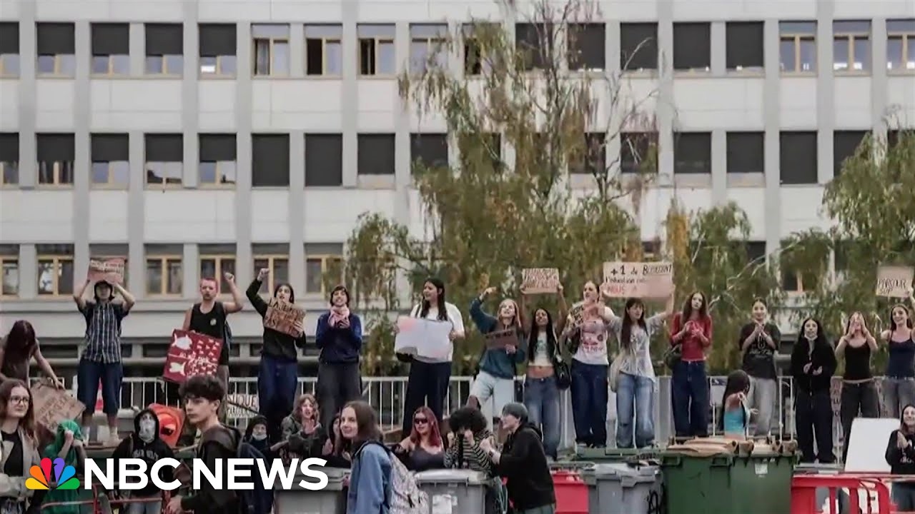 Student protests in France take violent turn