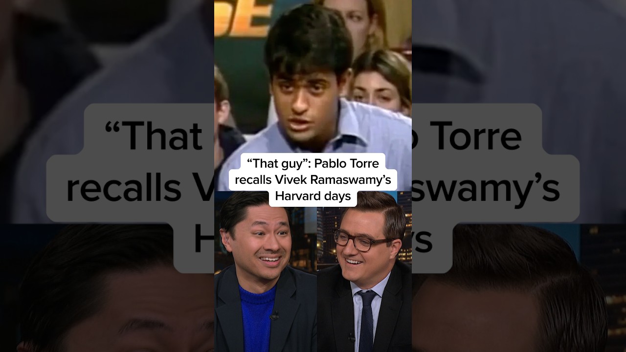 ‘That guy’: Pablo Torre recounts Vivek Ramaswamy’s Harvard days