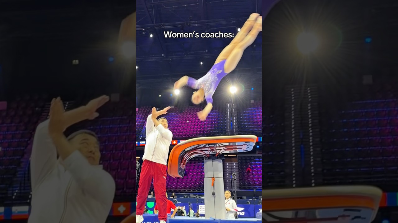 The coaches are the real goats 🐐#rotterdam2026 #sports #coaching #gymnastics #gymnast