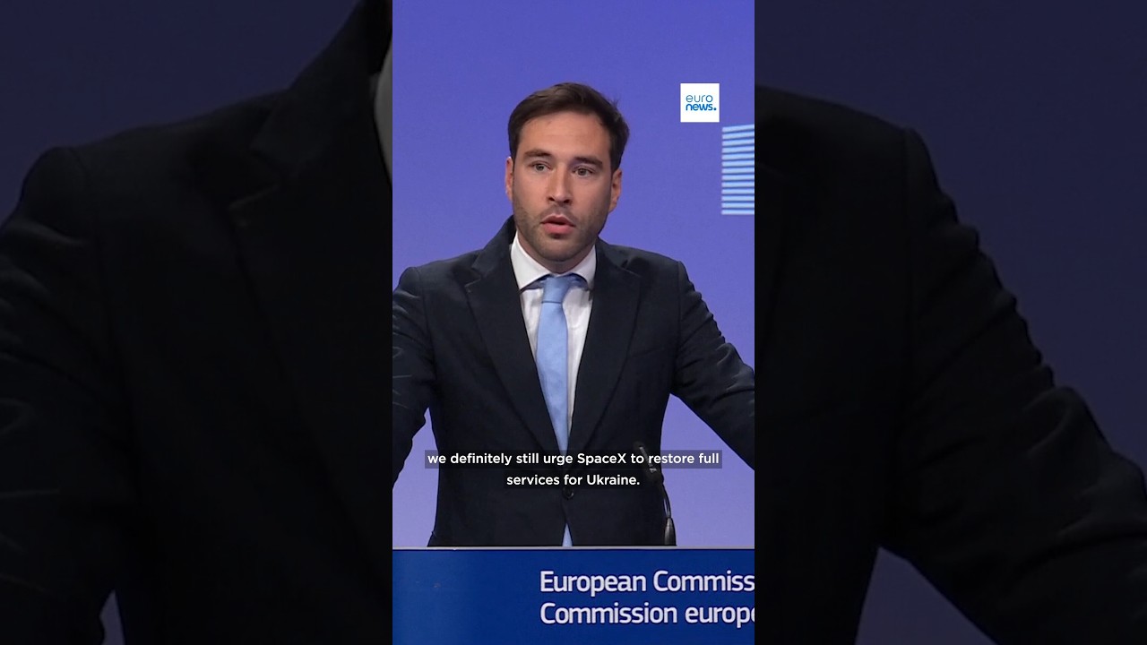 The Commission reacts to Starlink restrictions in Ukraine.