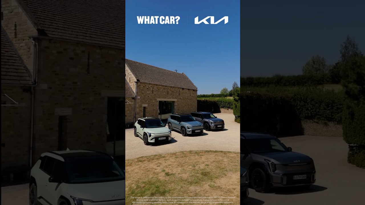 The Kia EV3, EV5 and EV9 compared #shorts #ytshorts