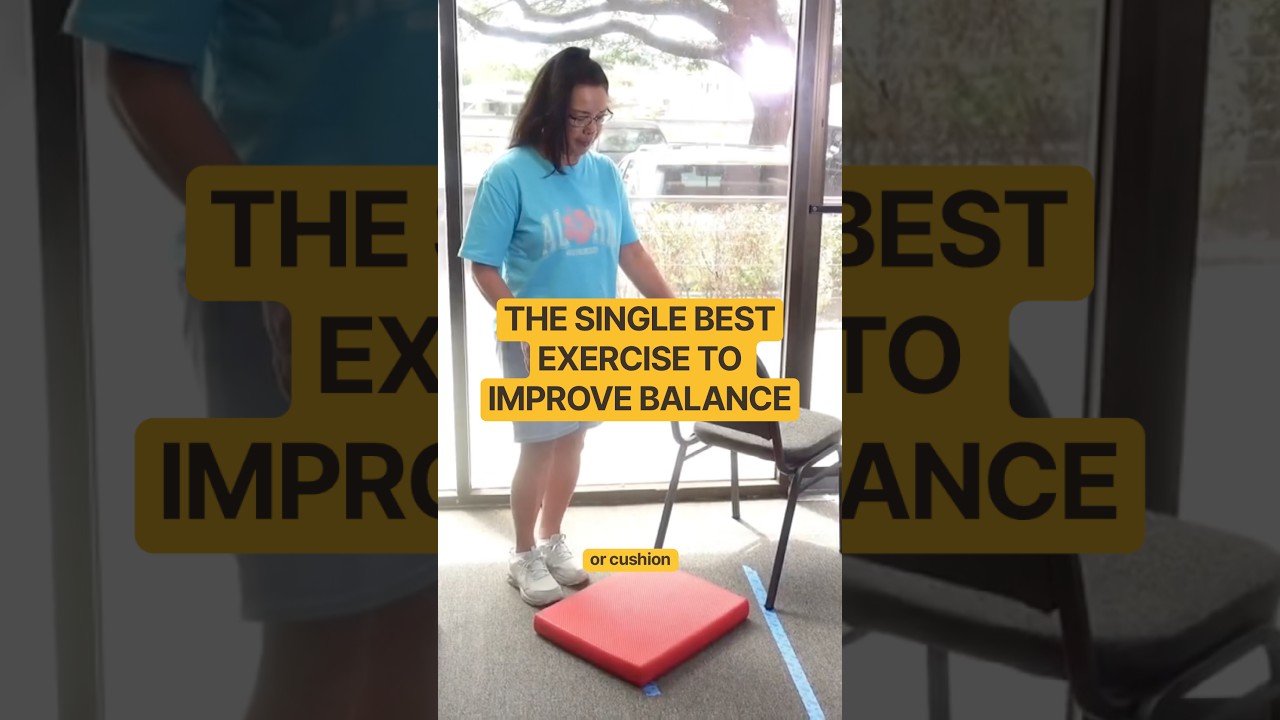 The Single Best Exercises to Improve Your Balance #seniorhealth