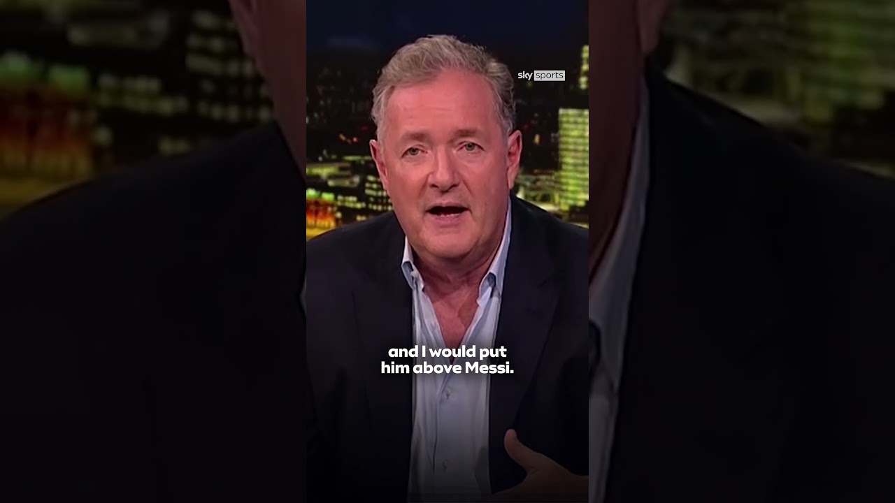 There’s only one GOAT for Piers Morgan