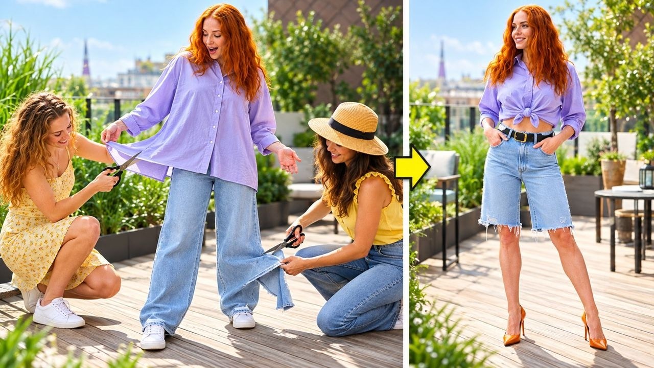 These Clothing Makeovers Need Almost NOTHING!