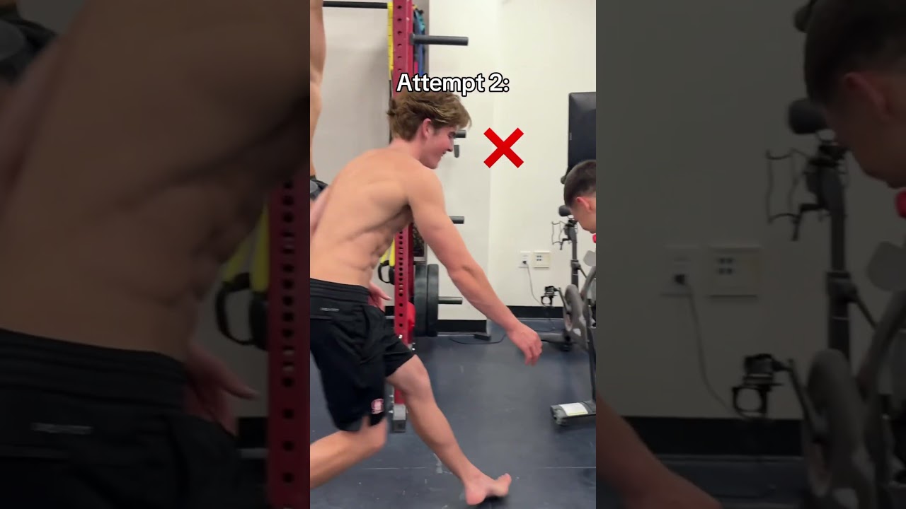 This is way harder than it looks 😭 @coop_kim @Bigmeeesh #sports #sport #fails #gymnastics #diving