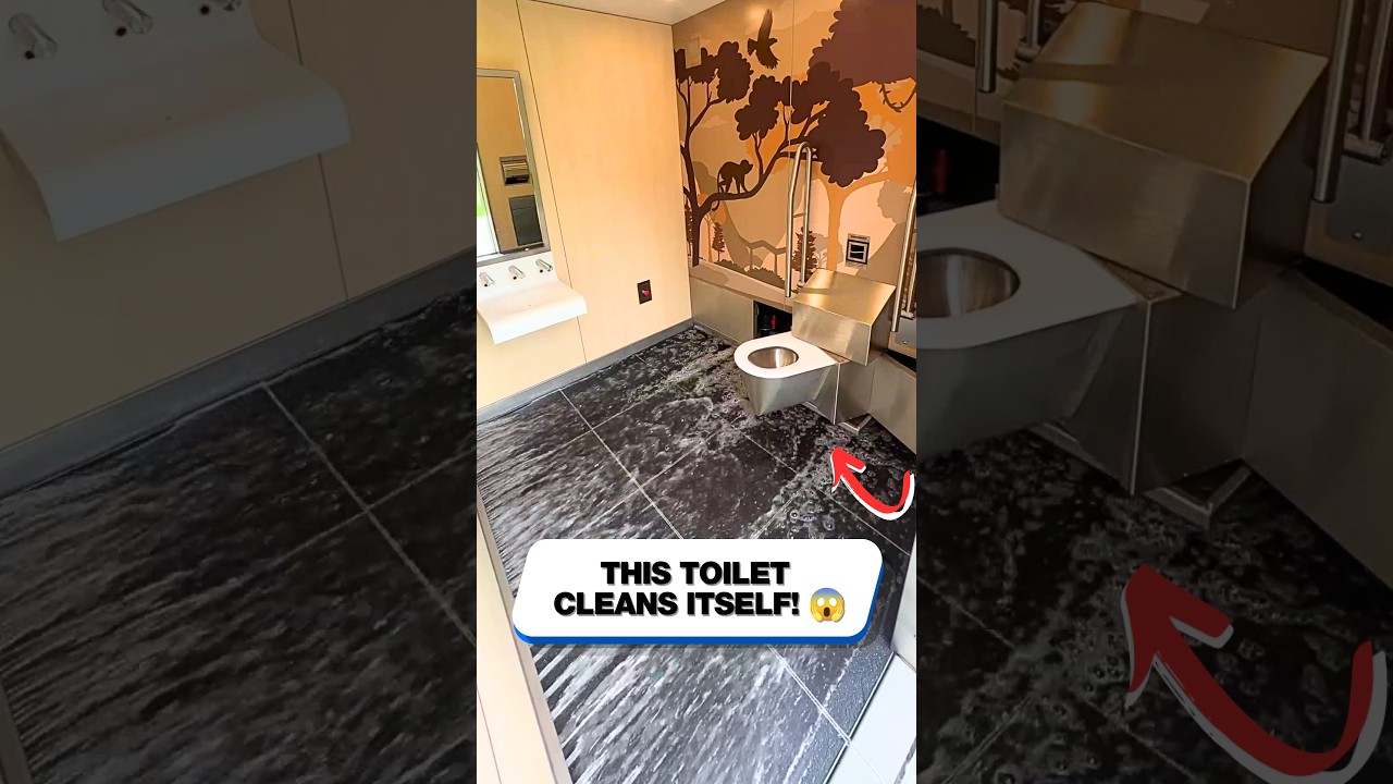 This Toilet Cleans Itself! 😱