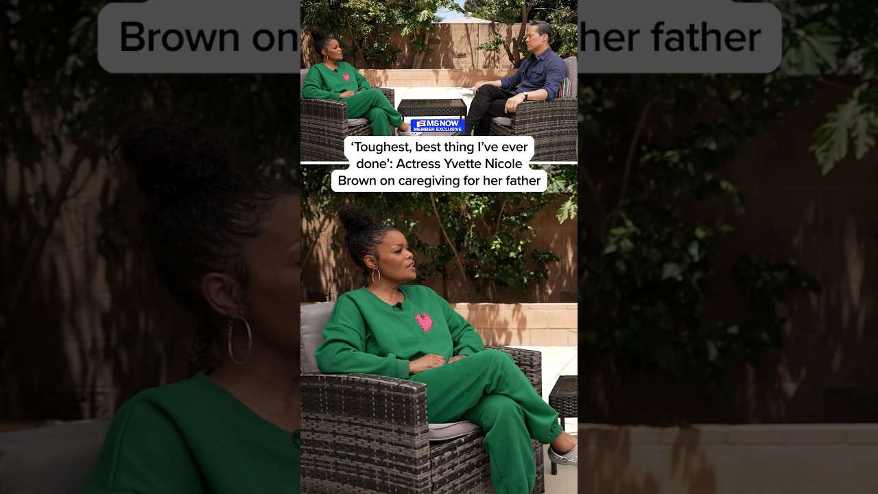 ‘Toughest, best thing I’ve ever done’: Actress Yvette Nicole Brown on caregiving for her father